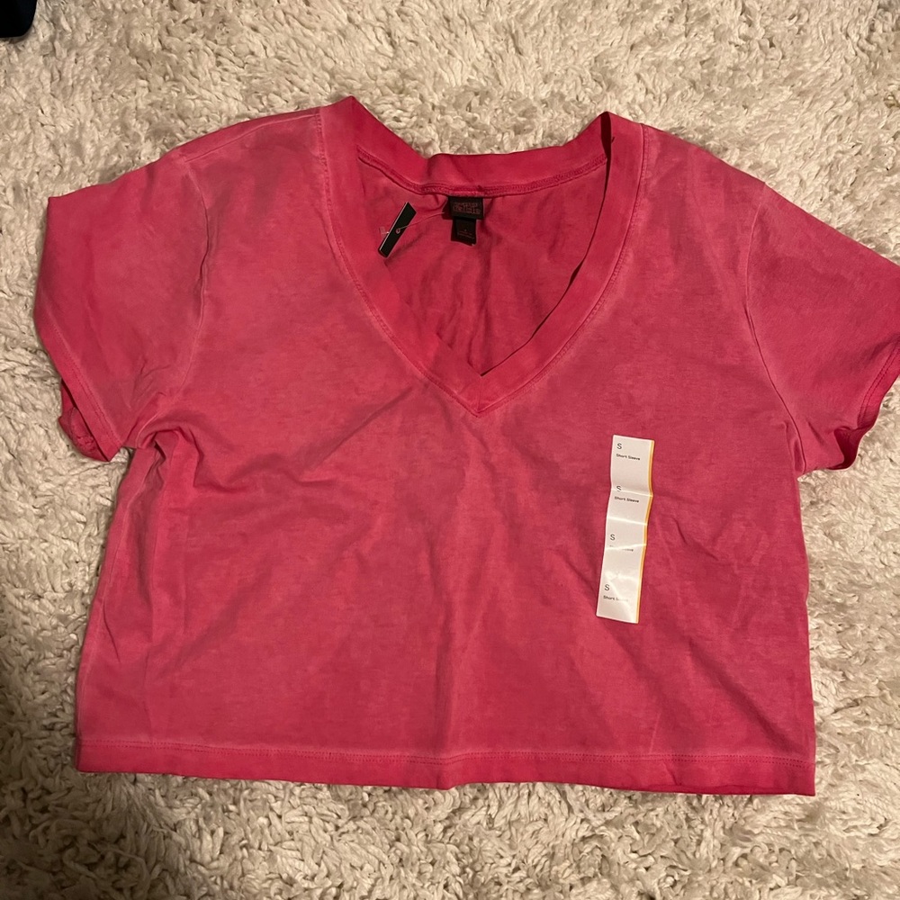 Wild fable crop top hot pink s